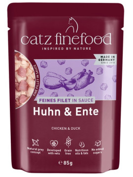 Catz Finefood Feines Filet In Sauce Kurczak i kaczka saszetka 85g