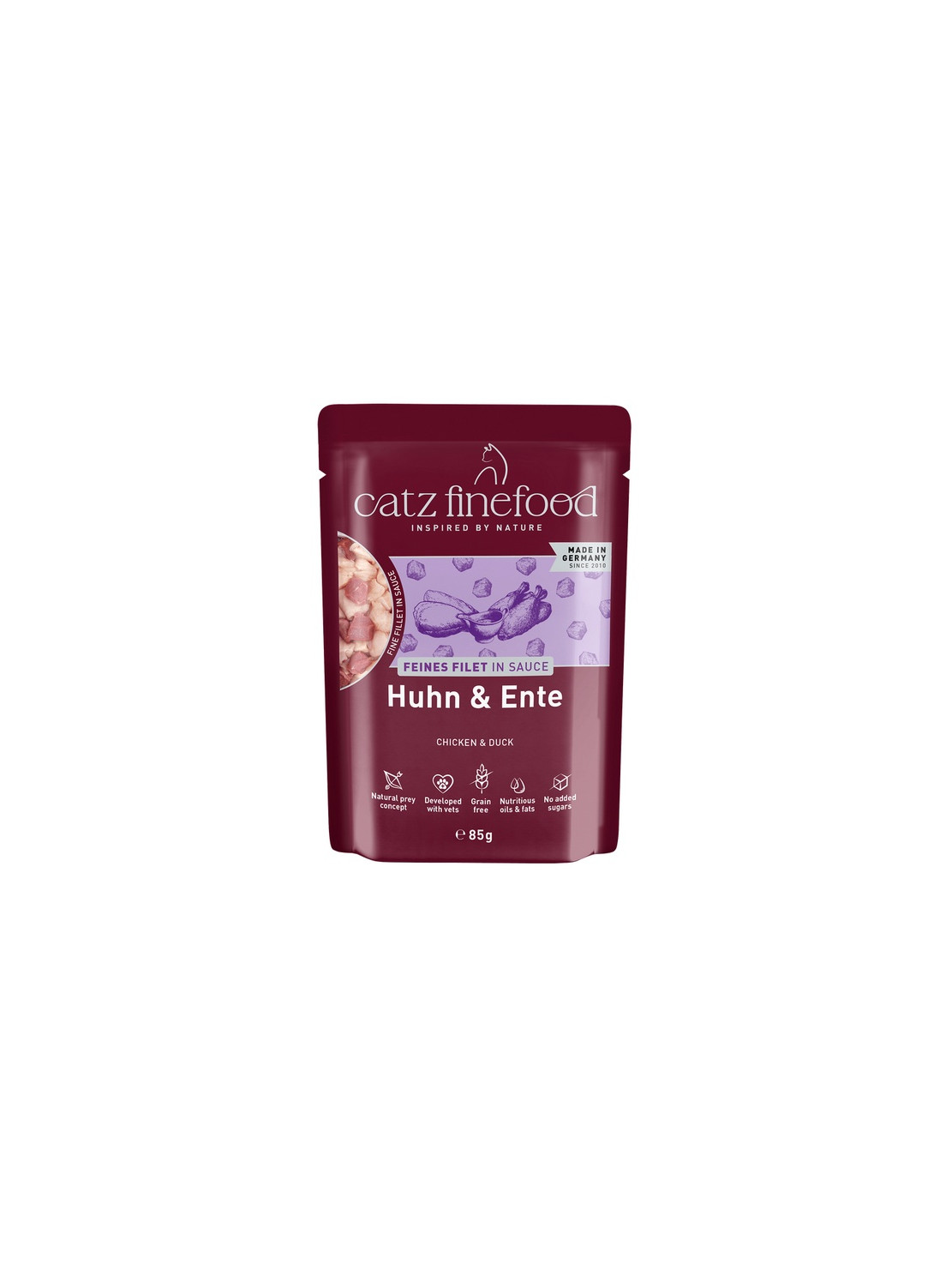 Catz Finefood Feines Filet In Sauce Kurczak i kaczka saszetka 85g