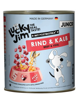 Lucky Jim Classic Junior Wołowina i cielęcina puszka 800g