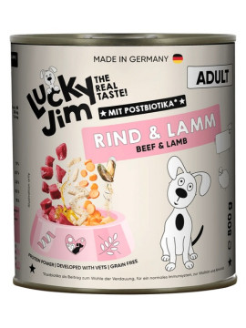 Lucky Jim Classic Adult Wołowina i jagnięcina puszka 800g