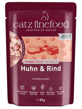 Catz Finefood Feines Filet In Sauce Kurczak i wołowina saszetka 85g