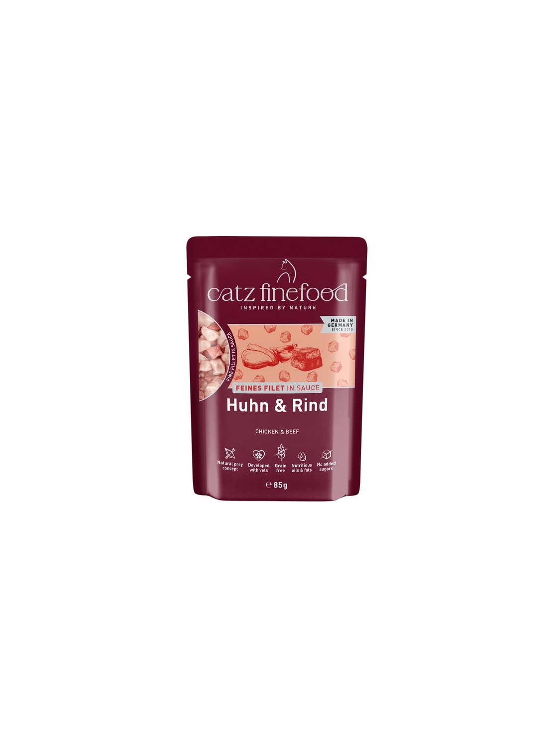 Catz Finefood Feines Filet In Sauce Kurczak i wołowina saszetka 85g