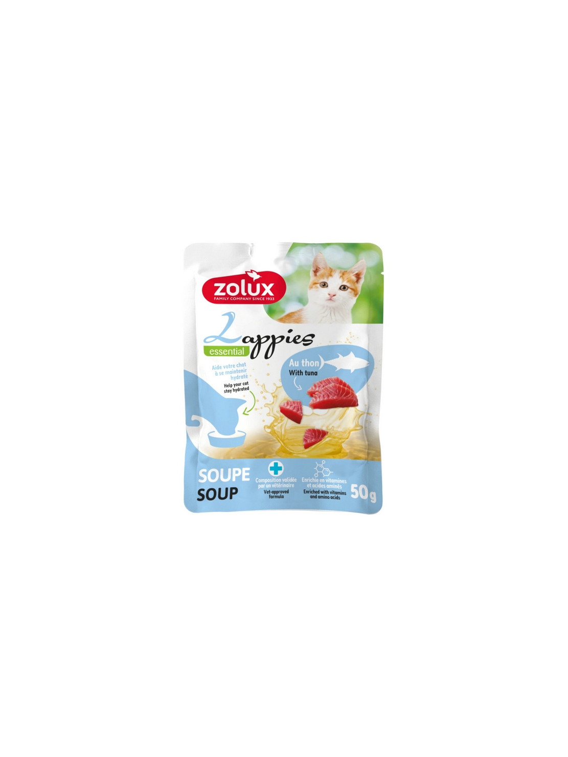 Zolux Lappies Przysmak dla kota - zupa z tuńczykiem 50g