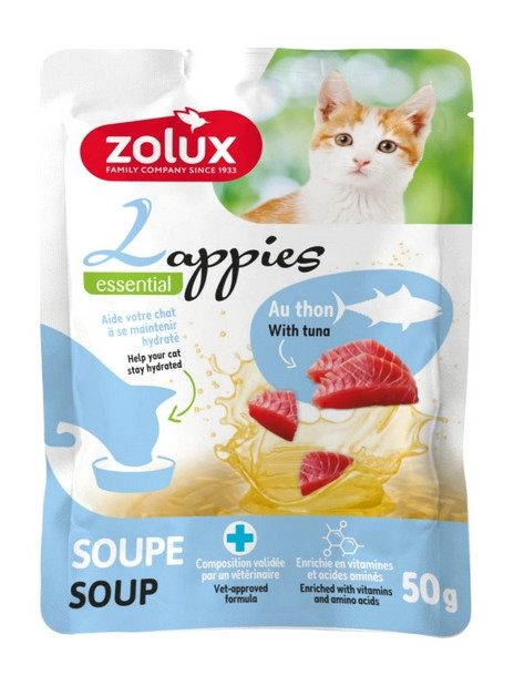 Zolux Lappies Przysmak dla kota - zupa z tuńczykiem 50g