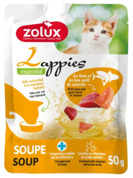 Zolux Lappies Przysmak dla kota - zupa z tuńczykiem i łososiem 50g