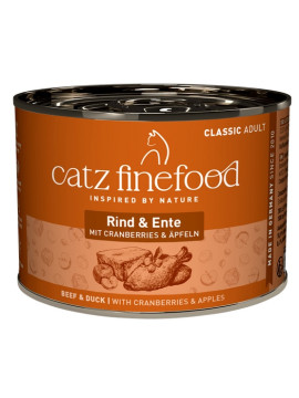 Catz Finefood Classic Wołowina i Kaczka (N.23) puszka 200g