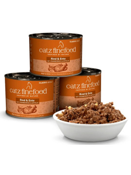Catz Finefood Classic Wołowina i Kaczka (N.23) puszka 200g