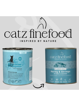 Catz Finefood Classic N.13 Śledź i Krewetki puszka 800g