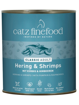 Catz Finefood Classic N.13 Śledź i Krewetki puszka 800g