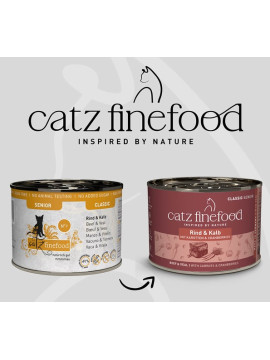 Catz Finefood Classic Senior N.07 Wołowina i cielęcina puszka 200g