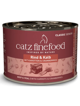 Catz Finefood Classic Senior N.07 Wołowina i cielęcina puszka 200g