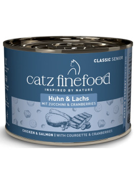 Catz Finefood Classic Senior Kurczak i łosoś (Senior N.05) puszka 200g