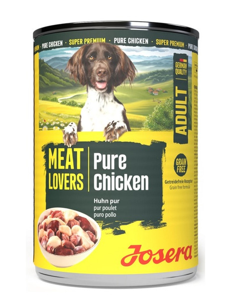 Josera Pies Meat Lovers Pure Kurczak puszka 400g