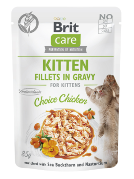 Brit Care Cat Fillets in Gravy Kitten Choice...