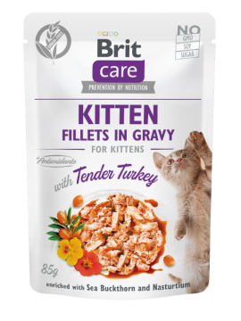 Brit Care Cat Fillets in Gravy Kitten Tender...