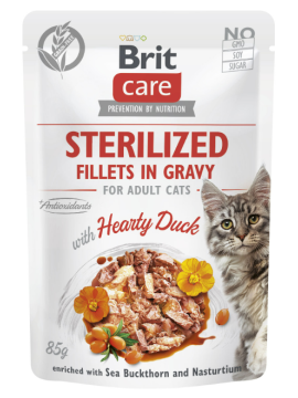 Brit Care Cat Fillets in Gravy Sterilized...