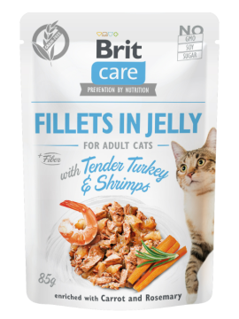 Brit Care Cat Fillets in Jelly Tender Turkey &...