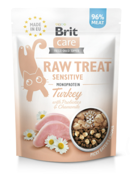 Brit Raw Treat Cat Sensitive Turkey & Chicken...