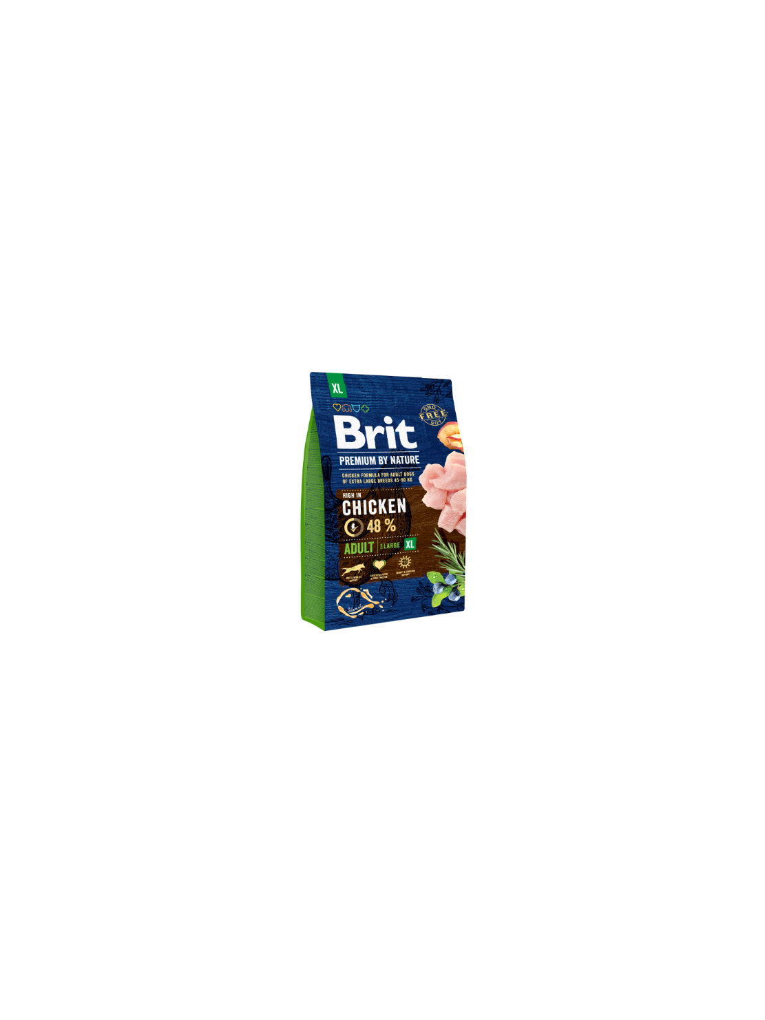 Brit Premium by Nature Adult XL 3 kg – Sucha karma z kurczakiem dla dorosłych psów ras olbrzymich