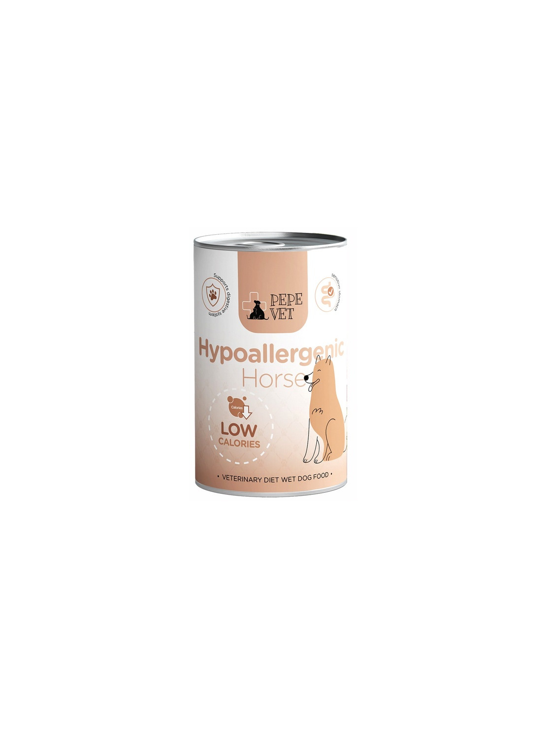 Paka Zwierzaka PEPE VET Hypoallergenic Horse puszka 400g