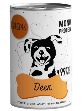 Paka Zwierzaka PEPE Deer (jeleń) puszka 400g