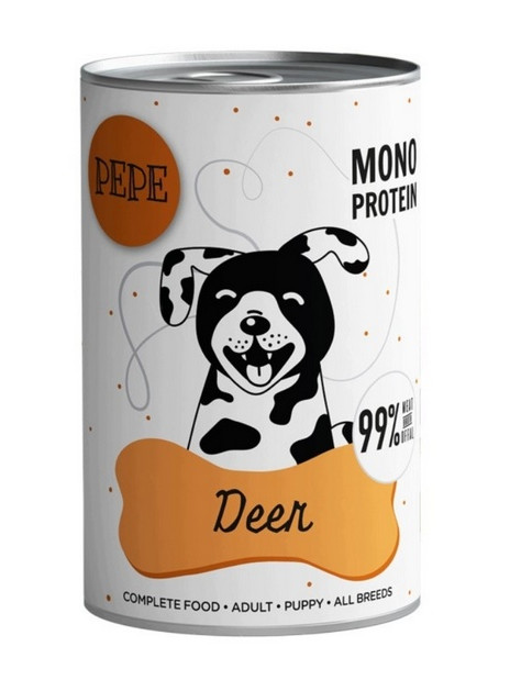 Paka Zwierzaka PEPE Deer (jeleń) puszka 400g