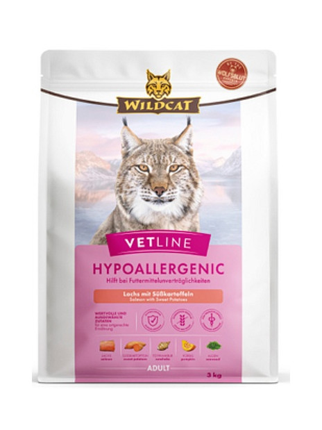 Wildcat VetLine Hypoallergenic Łosoś 3kg