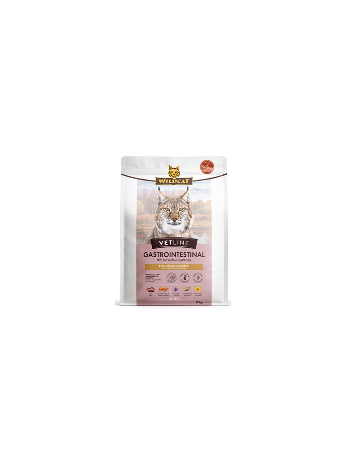 Wildcat VetLine Gastrointestinal Kaczka 3kg