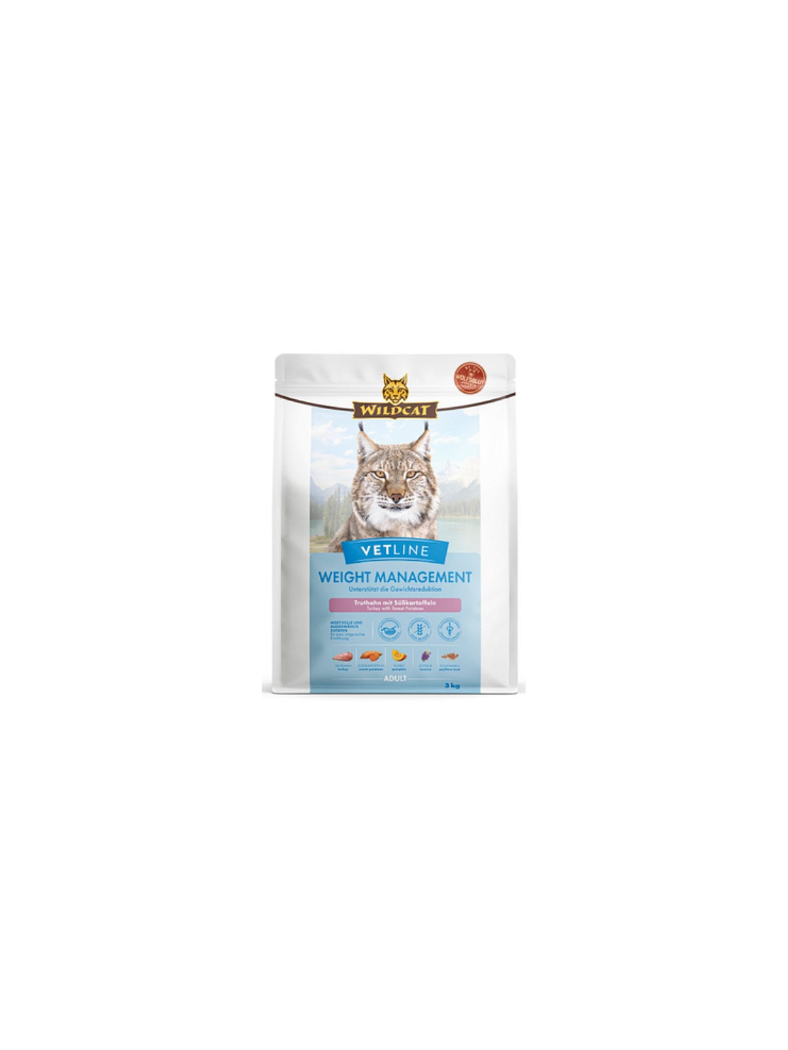 Wildcat VetLine Weight Management Indyk 3kg