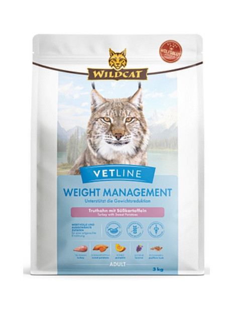 Wildcat VetLine Weight Management Indyk 3kg