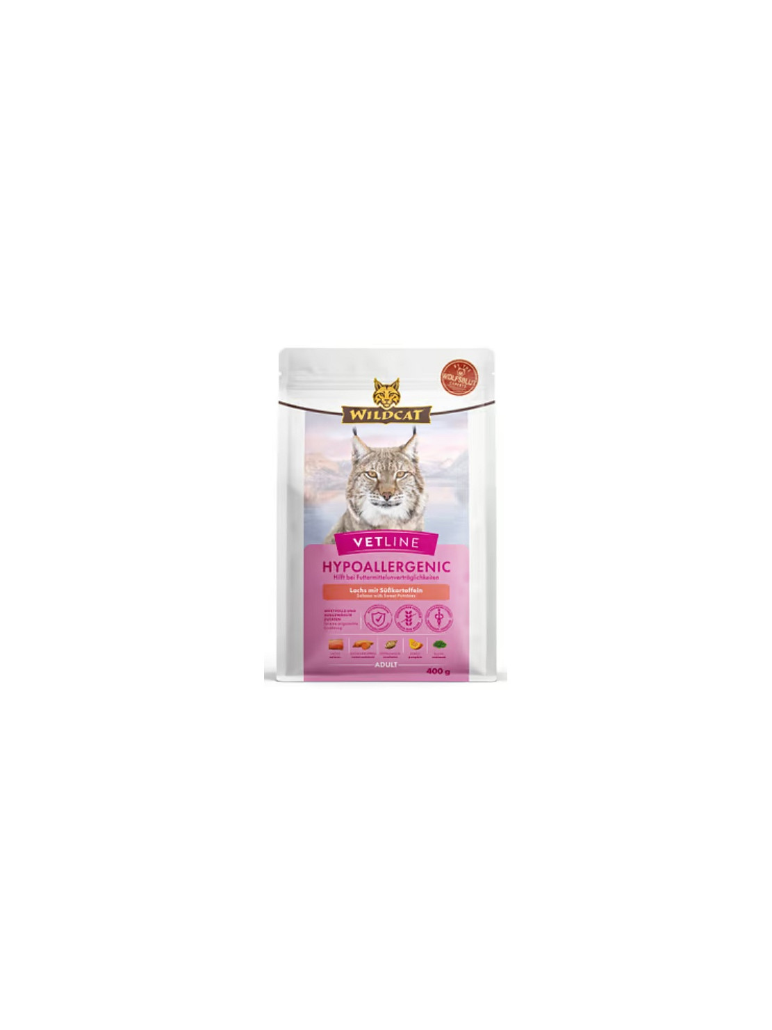 Wildcat VetLine Hypoallergenic Łosoś 400g