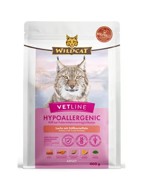 Wildcat VetLine Hypoallergenic Łosoś 400g