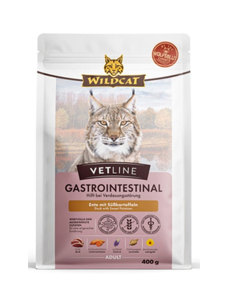 Wildcat VetLine Gastrointestinal Kaczka 400g