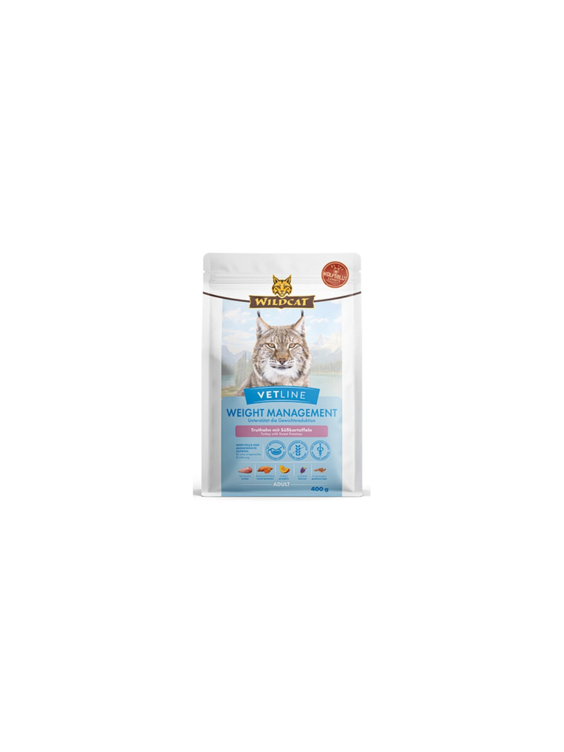 Wildcat VetLine Weight Management Indyk 400g