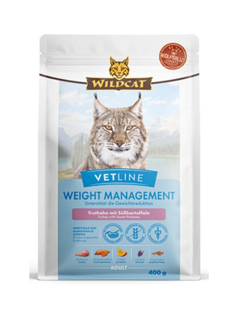 Wildcat VetLine Weight Management Indyk 400g