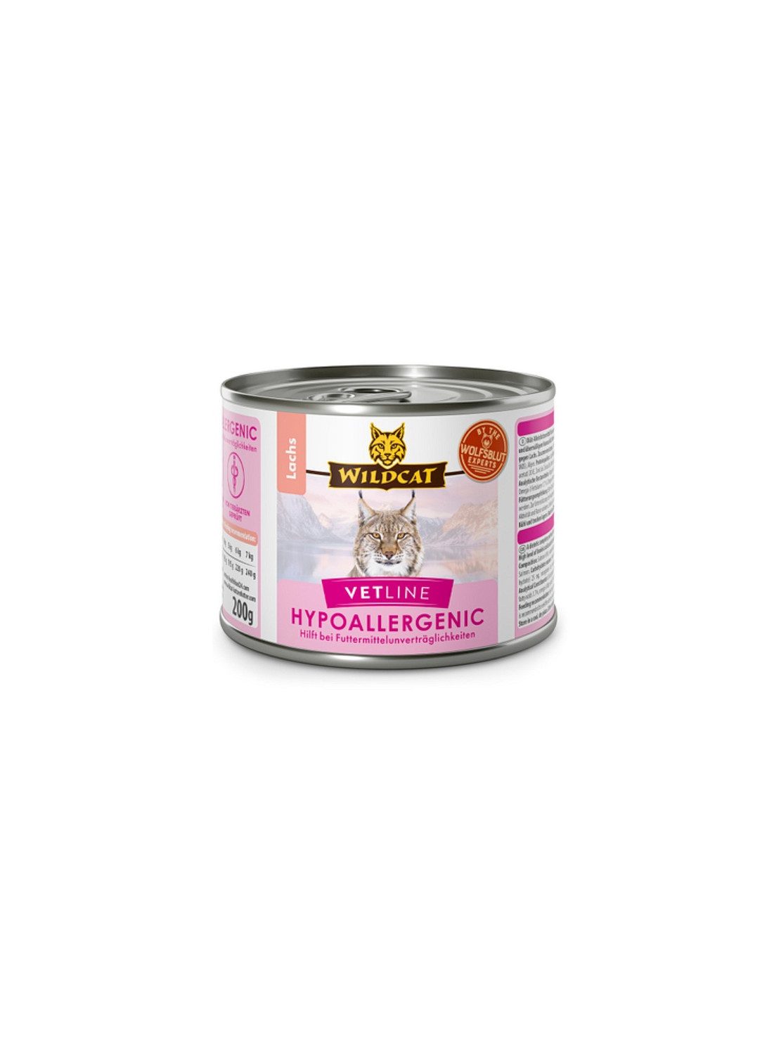 Wildcat VetLine Hypoallergenic Łosoś puszka 200g