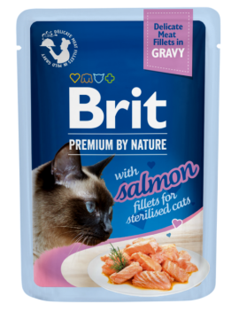 Brit Care Cat Fillets in Gravy Sterilized...