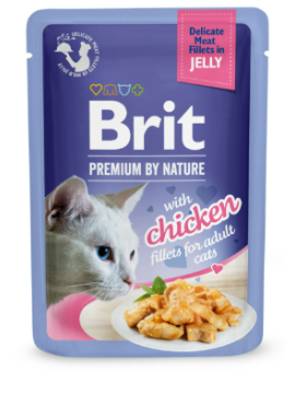 Brit Care Cat Fillets in Jelly Hearty Chicken...