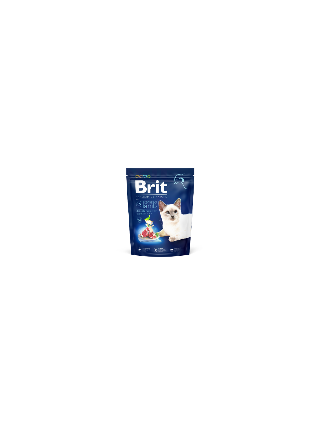 Brit Premium by Nature Cat Sterilized Lamb 300 g – Hipoalergiczna sucha karma z jagnięciną dla kotów sterylizowanych