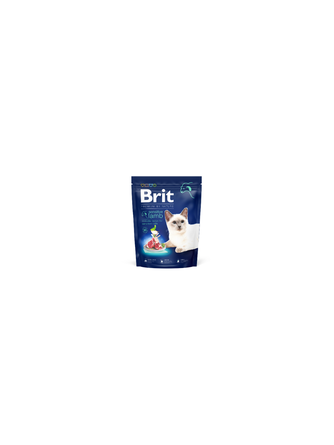 Brit Premium by Nature Cat Sensitive Lamb 300 g – Hipoalergiczna sucha karma z jagnięciną dla kotów