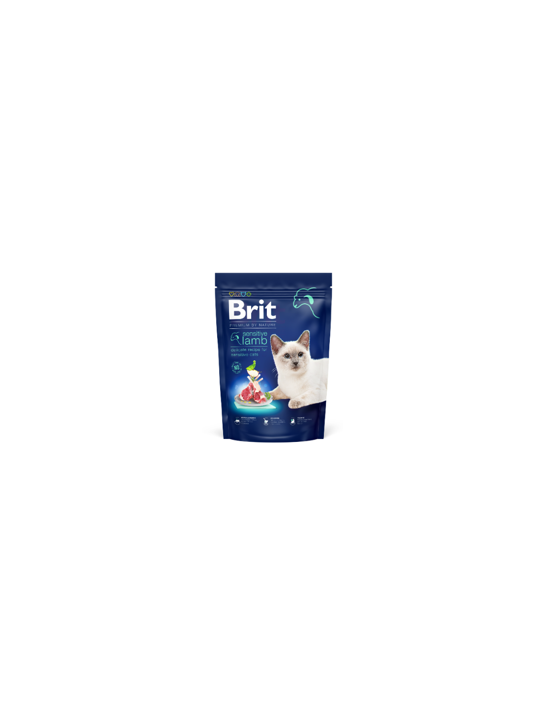 Brit Premium by Nature Cat Sensitive Lamb 800 g – Hipoalergiczna sucha karma z jagnięciną dla kotów