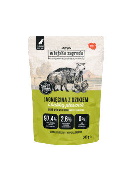 Wiejska Zagroda Jagnięcina z dzikiem 500 g –...