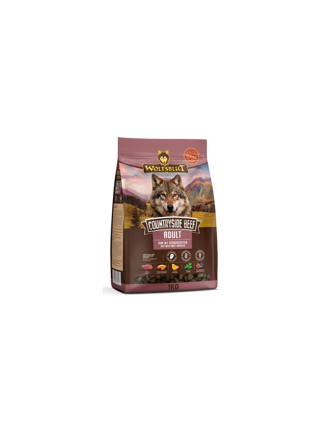 Wolfsblut Dog Countryside Beef - wołowina i bataty 1kg