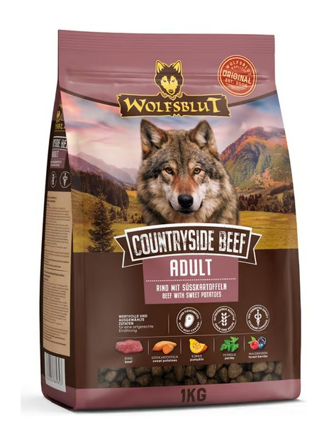 Wolfsblut Dog Countryside Beef - wołowina i bataty 1kg