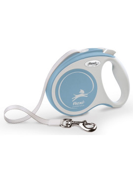 Flexi New Comfort Plus Smycz taśma S 5m jasnoniebieska