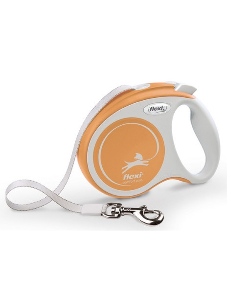 Flexi New Comfort Plus Smycz taśma S 5m jasnożółta
