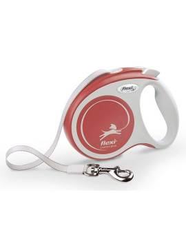 Flexi New Comfort Plus Smycz taśma XS 3m jasnoczerwona