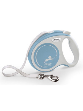 Flexi New Comfort Plus Smycz taśma XS 3m jasnoniebieski