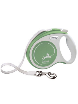Flexi New Comfort Plus Smycz taśma XS 3m jasnozielona