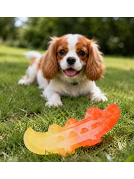Zolux Zabawka gryzak TPR Gummies Krokodyl 14cm